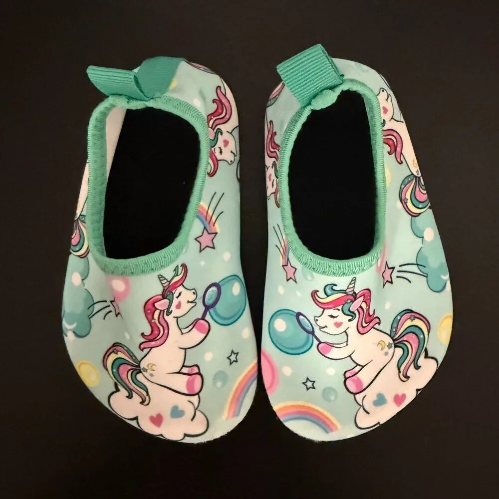 Kids Unicorn Quick Dry Water Shoes Size 5.5
